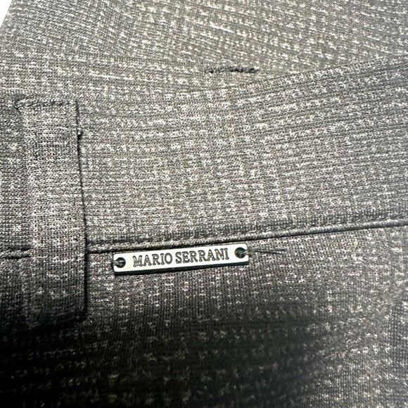 Mario Serrani Italy Womens Comfort Stretch Mini Check, Sz Small Pants - Picture 6 of 9